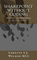 SharePoint without coding : my notes for embedding the librarian /
