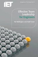 Effective team leadership for engineers /