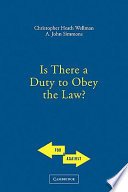Is there a duty to obey the law? /