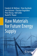 Raw Materials for Future Energy Supply /