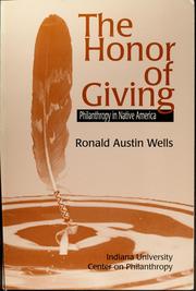 The honor of giving : philanthropy in Native America /