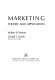 Marketing: theory and application /