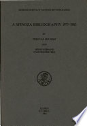 A Spinoza bibliography 1971-1983 /