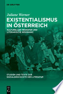 Existentialismus in Österreich : Kultureller Transfer und literarische Resonanz /