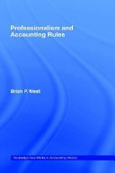 Professionalism and accounting rules /