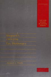 Shepard's 1992-1993 tax dictionary /