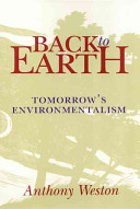Back to earth : tomorrow's environmentalism /