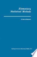 Elementary statistical methods /