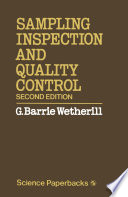 Sampling inspection and quality control /