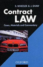 Contract law : cases, materials, and commentary /