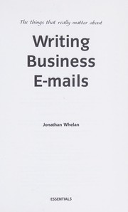 The things that really matter about writing business e-mails /