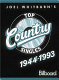 Joel Whitburn's top country singles, 1944-1993 /