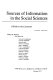 Sources of information in the social sciences, a guide to the literature /