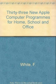 33 new APPLE computer programs for home, school & office /