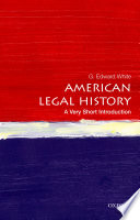 American legal history : a very short introduction /