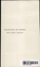 Collection of poetry for school reading ; selected and arranged with notes.