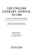 The English literary journal to 1900 : a guide to information sources /