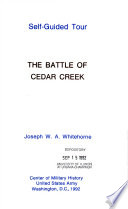 The Battle of Cedar Creek : self-guided tour /