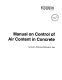 Manual on control of air content in concrete /