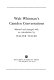 Walt Whitman's Camden conversations /