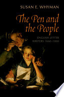 The pen and the people : English letter writers 1660-1800 /