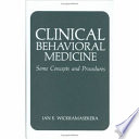Clinical behavioral medicine : some concepts and procedures /
