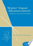 Water vapor measurement /