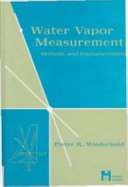 Water vapor measurement /