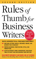 Rules of thumb for business writers /