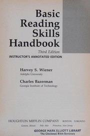Basic reading skills handbook /