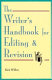 The writer's handbook for editing & revision /