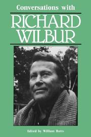 Conversations with Richard Wilbur /