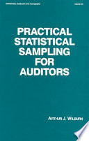 Practical statistical sampling for auditors /