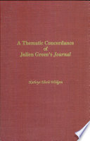 A thematic concordance of Julien Green's Journal /