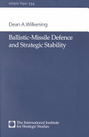 Ballistic-missile defence and strategic stability /