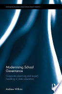 Modernising school governance : corporate planning and expert handling in state education /