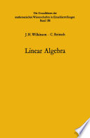 Linear algebra /