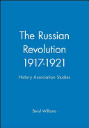 The Russian Revolution, 1917-1921 /