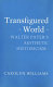 Transfigured world : Walter Pater's aesthetic historicism /
