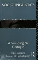 Sociolinguistics : a sociological critique /
