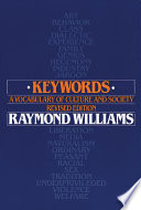 Keywords : a vocabulary of culture and society /