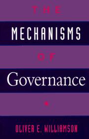 The mechanisms of governance /