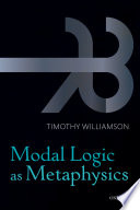 Modal logic as metaphysics /
