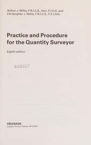 Practice and procedure for the quantity surveyor /
