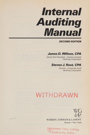 Internal auditing manual /