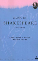 Music in Shakespeare : a dictionary /