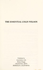 The essential Colin Wilson.
