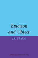 Emotion and object /