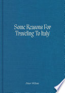Some reasons for traveling to Italy /
