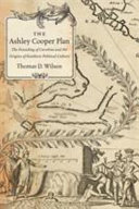 The Ashley Cooper Plan : the founding of Carolina and the origins of Southern political culture /